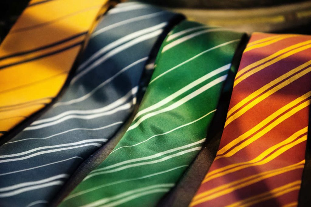 Set of 4 stripped ties
